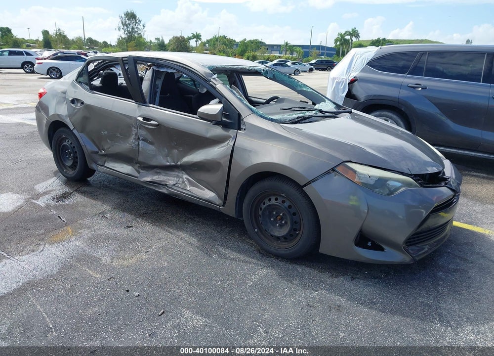 2017 TOYOTA COROLLA LE VIN: 2T1BURHE2HC836198