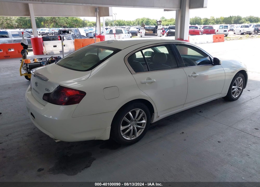 2008 INFINITI G35X VIN: JNKBV61F98M278091