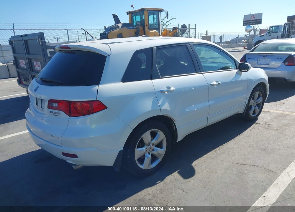 2008 ACURA RDX VIN: 5J8TB18298A009774