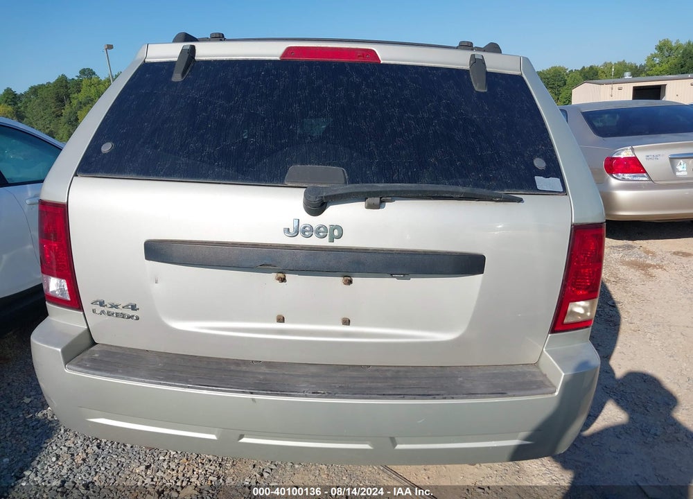 2008 JEEP GRAND CHEROKEE LAREDO VIN: 1J8GR48KX8C188689