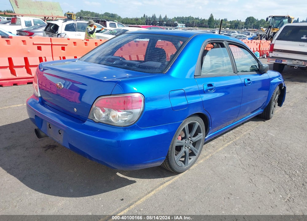 2006 SUBARU IMPREZA WRX/WRX LIMITED/WRX TR VIN: JF1GD79686G509939