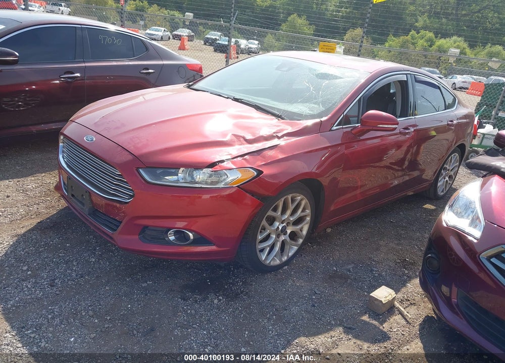 2013 FORD FUSION TITANIUM VIN: 3FA6P0K93DR376771