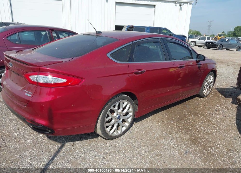 2013 FORD FUSION TITANIUM VIN: 3FA6P0K93DR376771