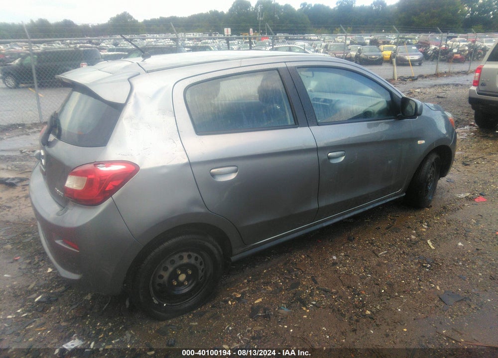 2018 MITSUBISHI MIRAGE ES VIN: ML32A3HJ0JH003491