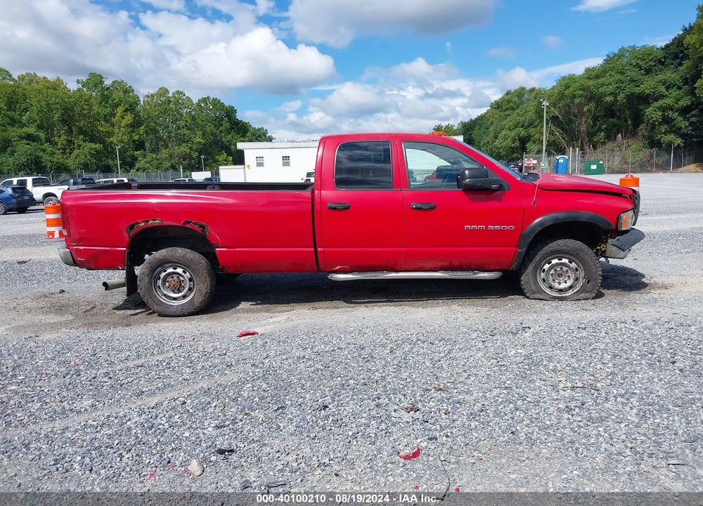 2003 DODGE RAM 3500 SLT/LARAMIE/ST VIN: 3D7LU38643G759915