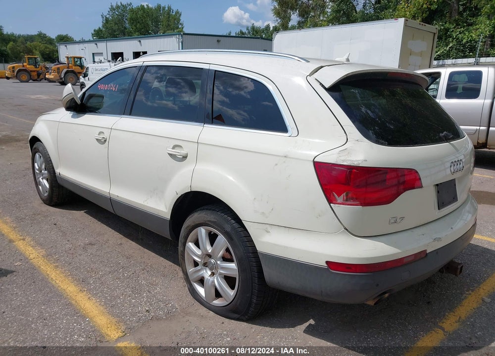 2008 AUDI Q7 3.6 PREMIUM VIN: WA1BY74L58D015316