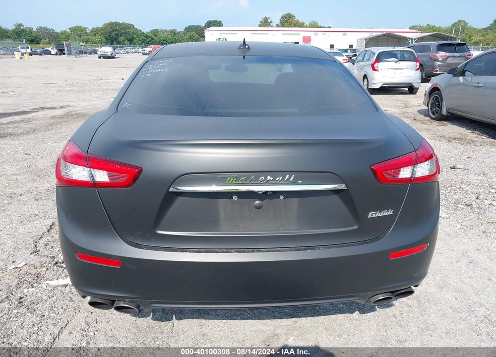2017 MASERATI GHIBLI VIN: ZAM57XSA4H1230206