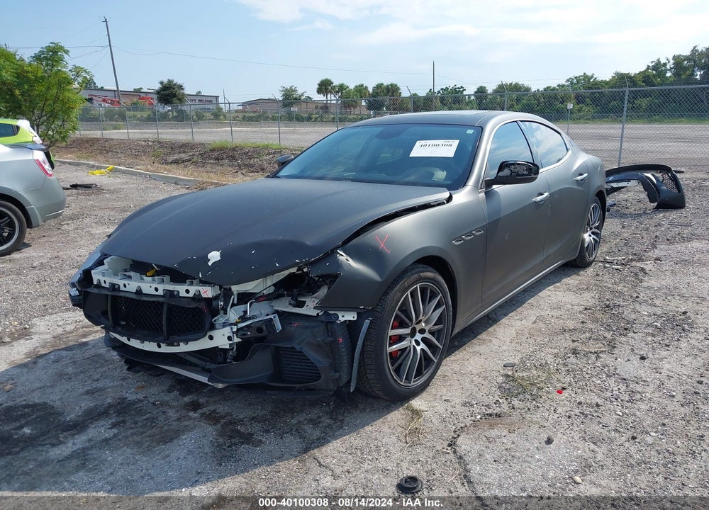 2017 MASERATI GHIBLI VIN: ZAM57XSA4H1230206