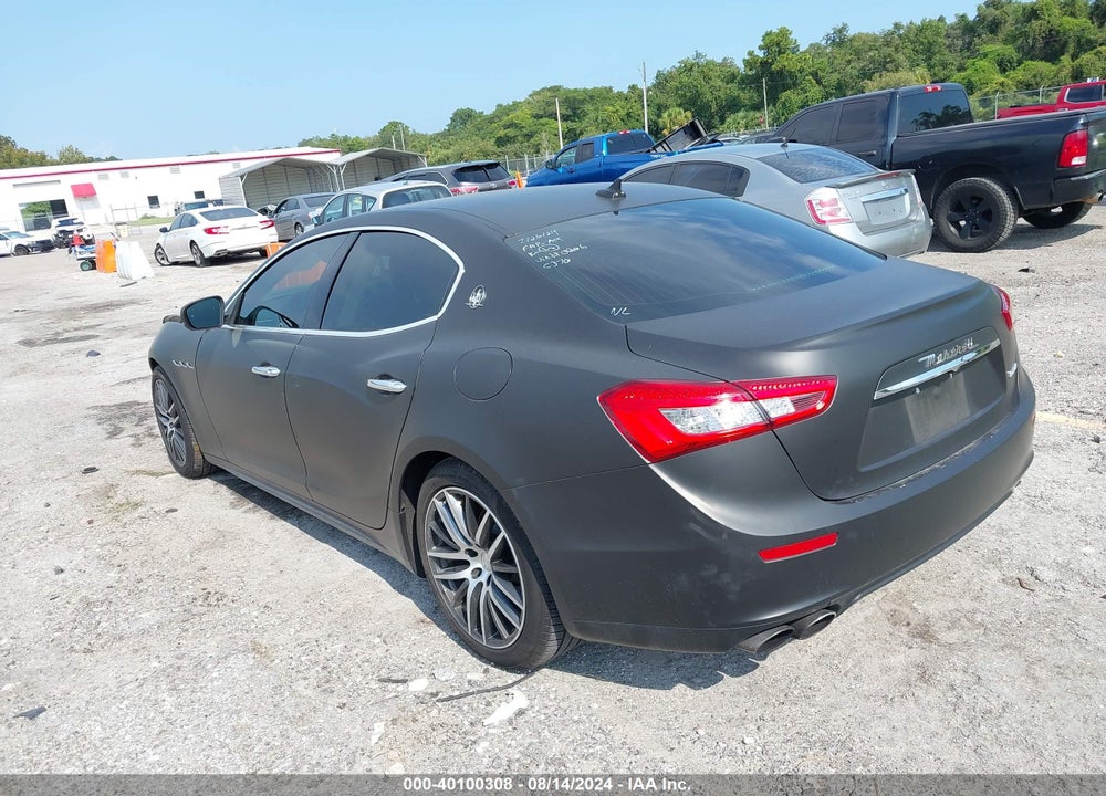 2017 MASERATI GHIBLI VIN: ZAM57XSA4H1230206