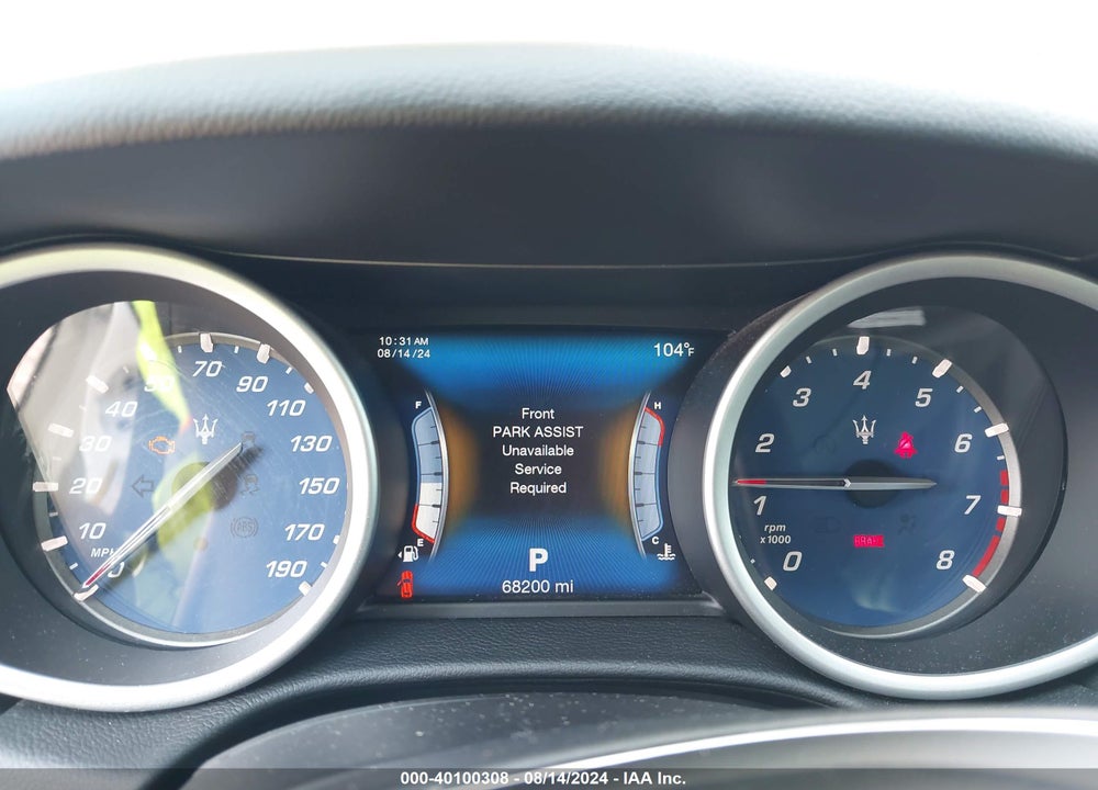 2017 MASERATI GHIBLI VIN: ZAM57XSA4H1230206