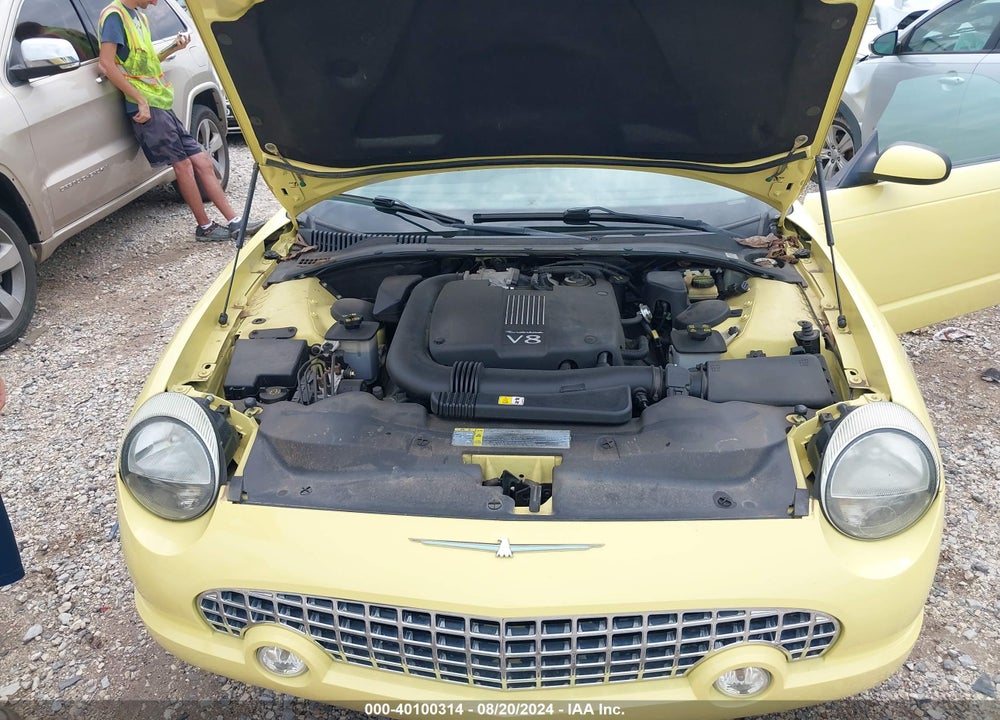 2002 FORD THUNDERBIRD VIN: 1FAHP60A72Y120530