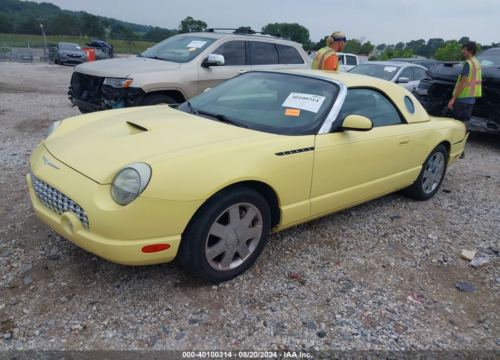 2002 FORD THUNDERBIRD VIN: 1FAHP60A72Y120530