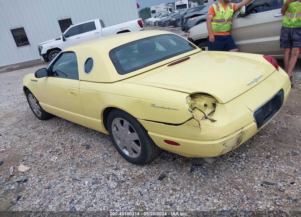 2002 FORD THUNDERBIRD VIN: 1FAHP60A72Y120530