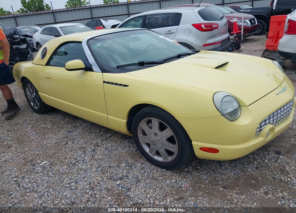 2002 FORD THUNDERBIRD VIN: 1FAHP60A72Y120530