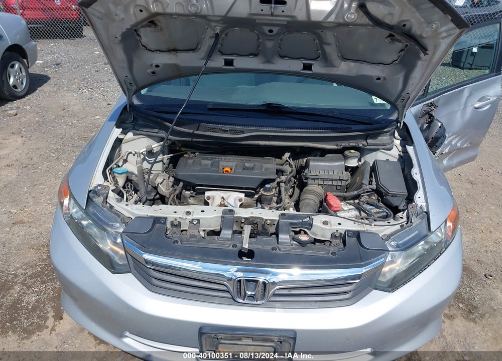 2012 HONDA CIVIC LX VIN: 2HGFB2F50CH309004