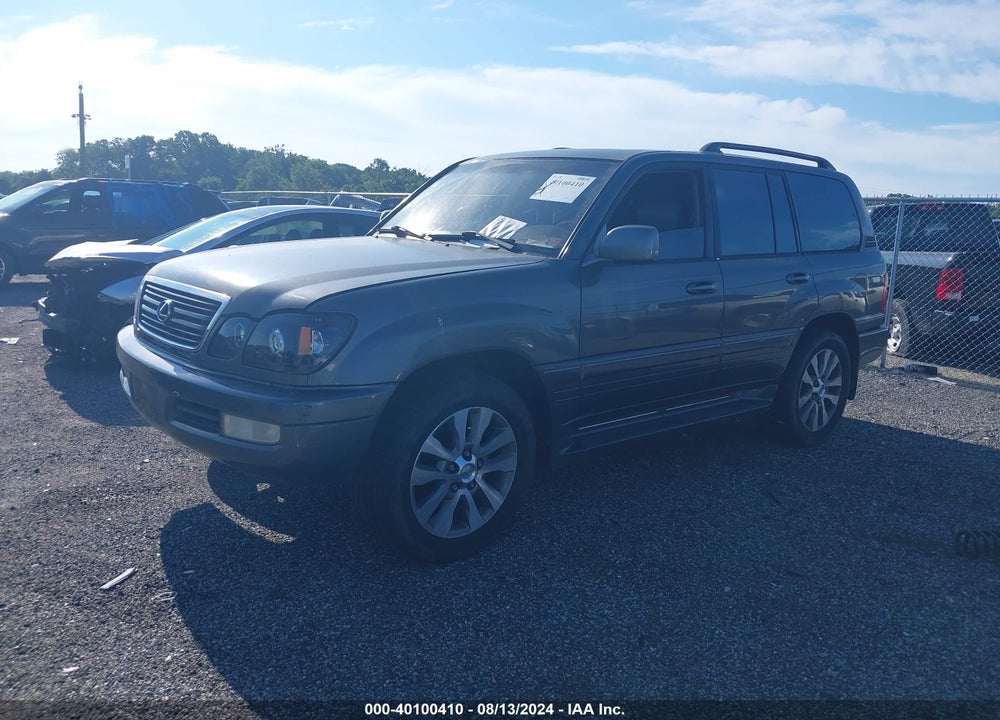 2001 LEXUS LX 470 VIN: JTJHT00W613510915