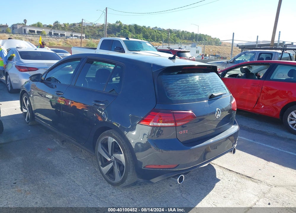 2019 VOLKSWAGEN GOLF GTI 2.0T AUTOBAHN/2.0T RABBIT EDITION/2.0T S/2.0T SE VIN: 3VW6T7AU2KM036751