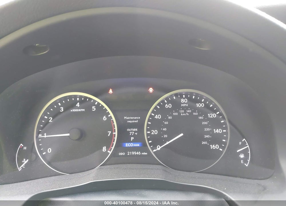 2013 LEXUS ES 350 VIN: JTHBK1GGXD2067452