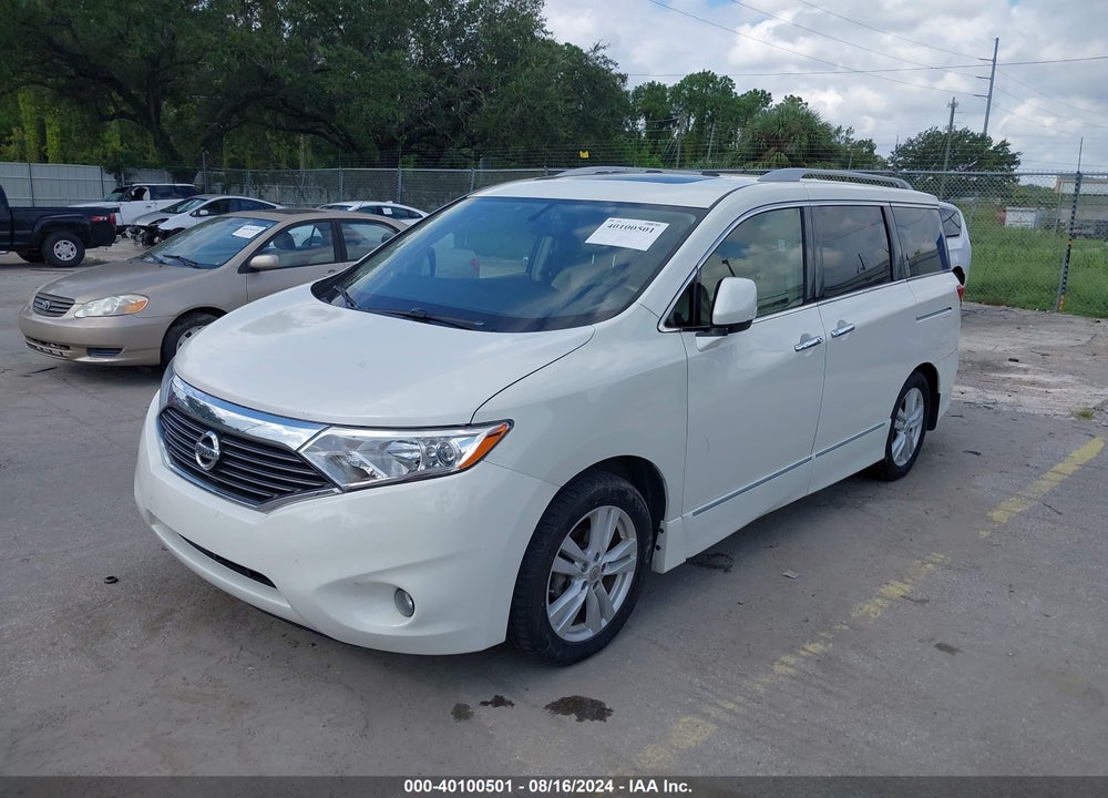 2013 NISSAN QUEST SL VIN: JN8AE2KPXD9070056