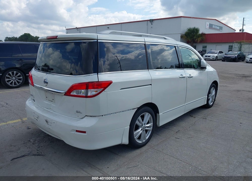 2013 NISSAN QUEST SL VIN: JN8AE2KPXD9070056