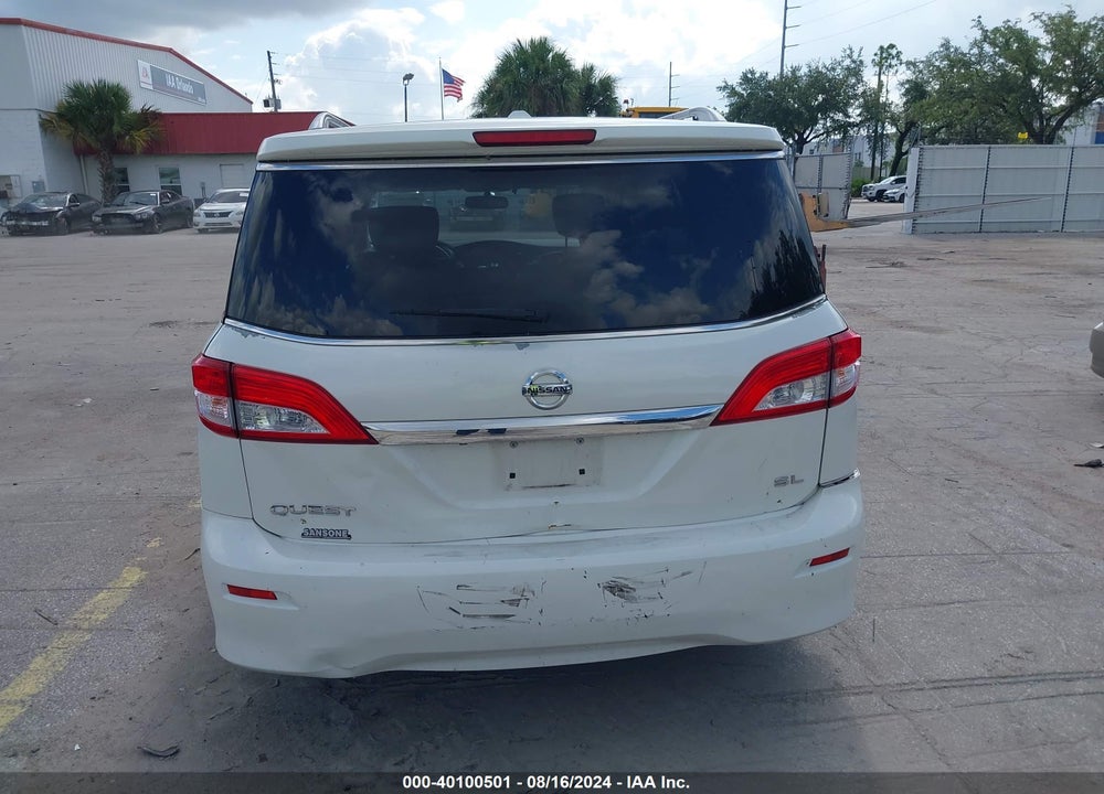 2013 NISSAN QUEST SL VIN: JN8AE2KPXD9070056