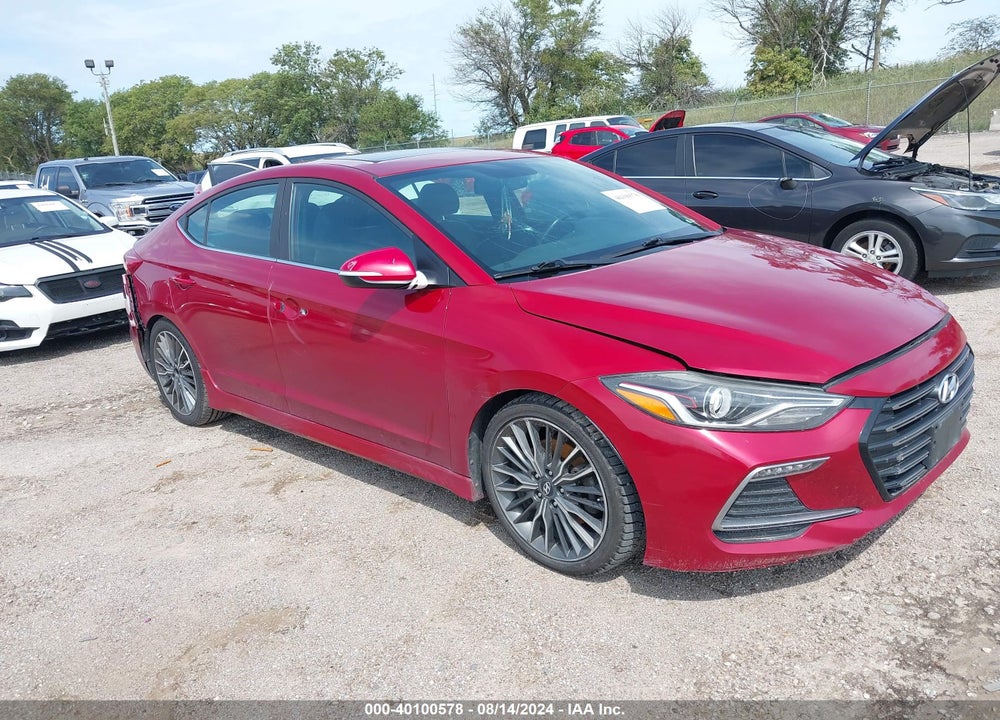 2018 HYUNDAI ELANTRA SPORT VIN: KMHD04LB3JU452892