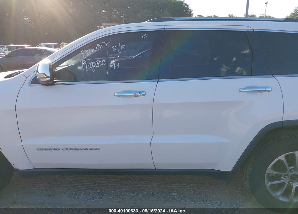 2015 JEEP GRAND CHEROKEE LIMITED VIN: 1C4RJEBGXFC713572