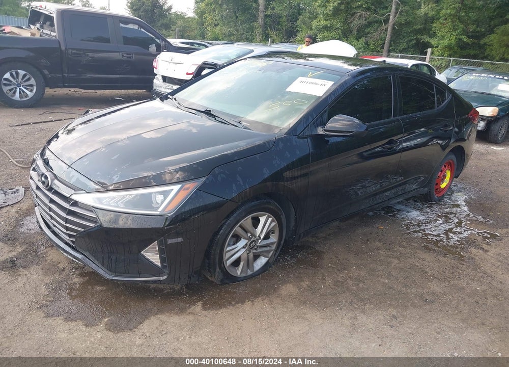 2019 HYUNDAI ELANTRA SEL VIN: KMHD84LF2KU731179