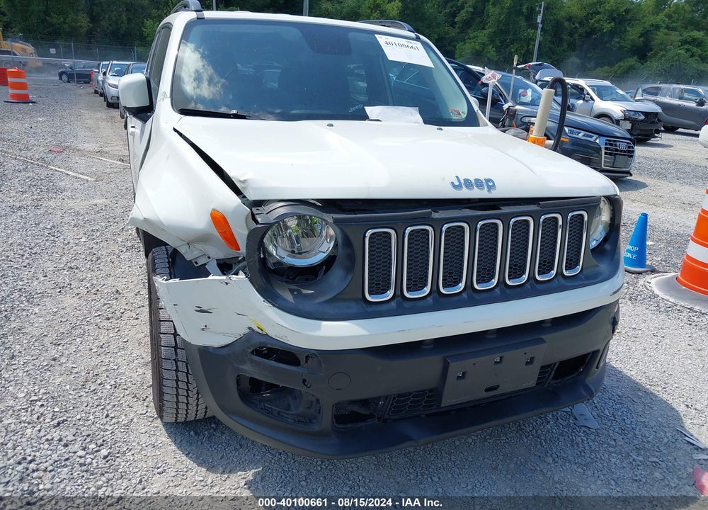 2016 JEEP RENEGADE LATITUDE VIN: ZACCJBBT5GPC99731