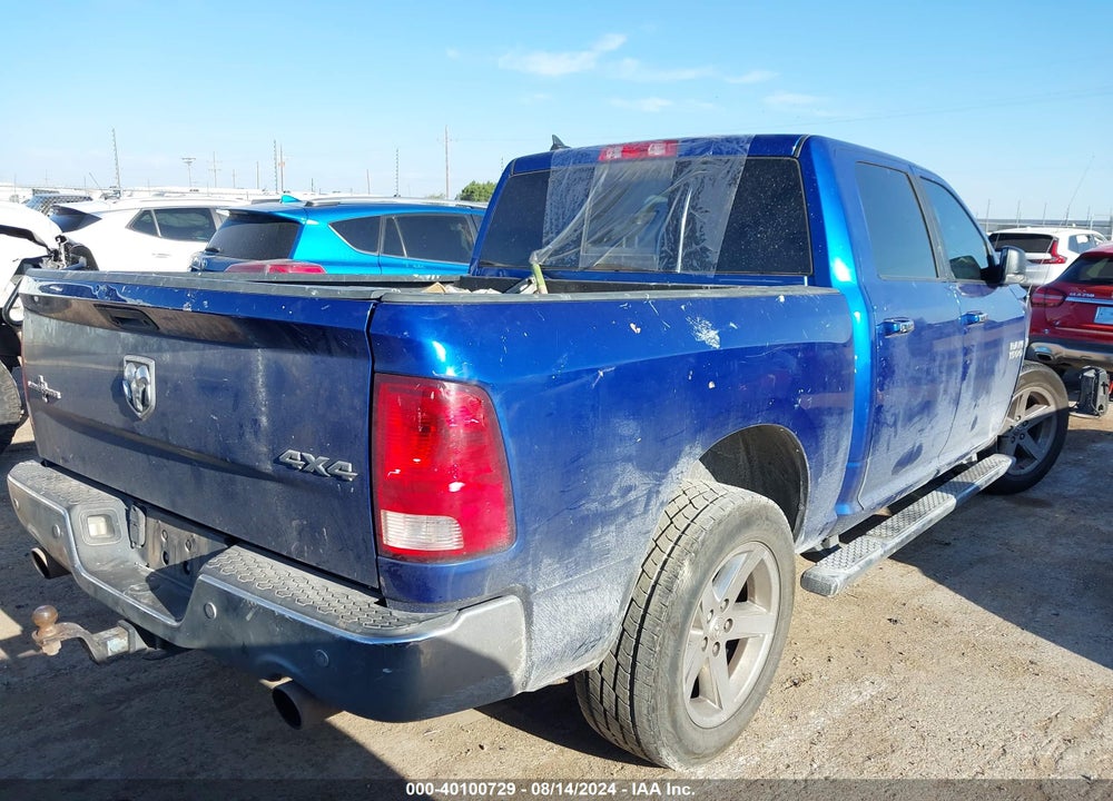 2017 RAM 1500 LONE STAR 4X4 5'7 BOX VIN: 1C6RR7LT2HS560654