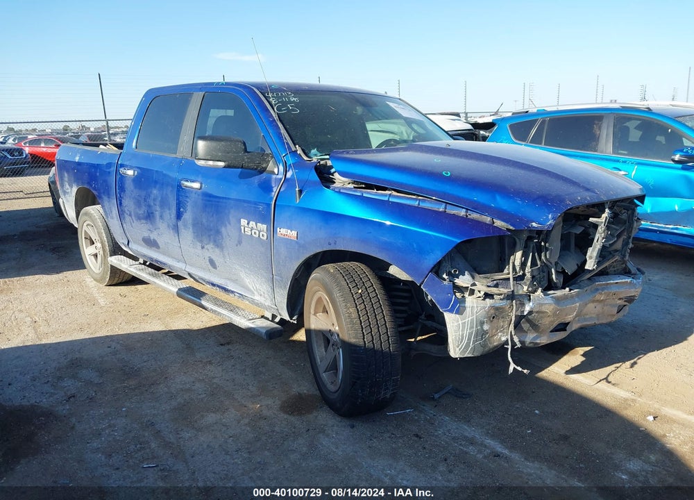 2017 RAM 1500 LONE STAR 4X4 5'7 BOX VIN: 1C6RR7LT2HS560654