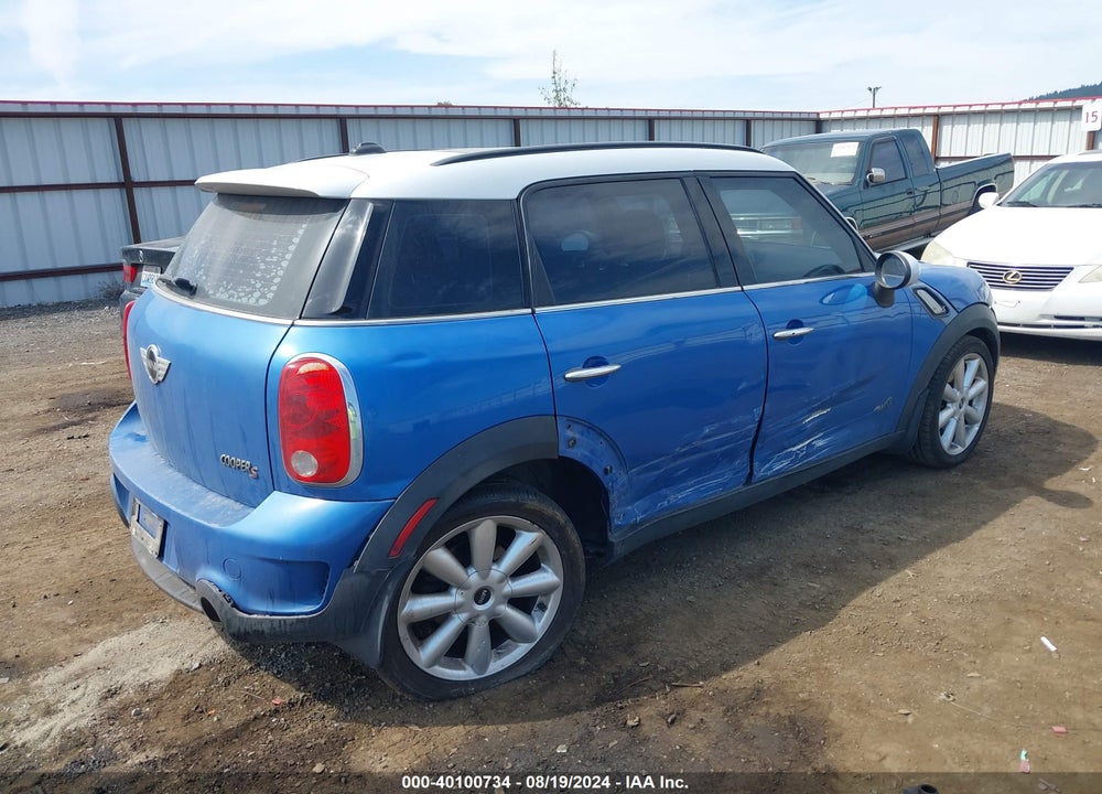 2011 MINI COOPER S COUNTRYMAN VIN: WMWZC5C54BW899932