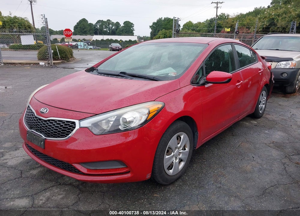 2016 KIA FORTE LX VIN: KNAFK4A65G5511261