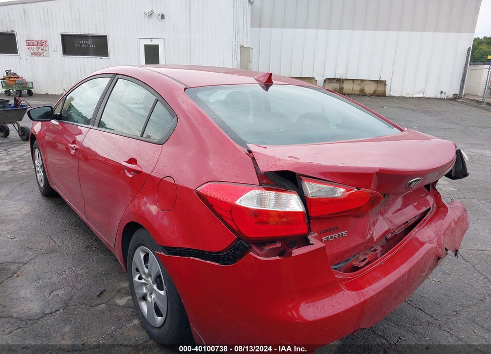 2016 KIA FORTE LX VIN: KNAFK4A65G5511261