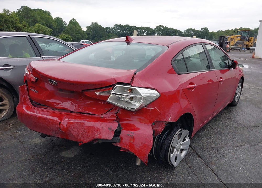 2016 KIA FORTE LX VIN: KNAFK4A65G5511261