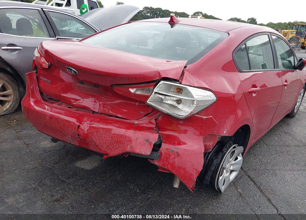 2016 KIA FORTE LX VIN: KNAFK4A65G5511261