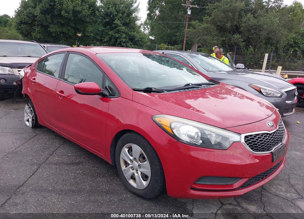 2016 KIA FORTE LX VIN: KNAFK4A65G5511261