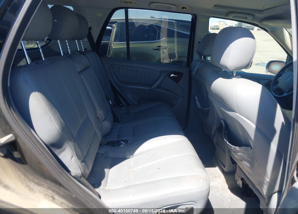 2003 MERCEDES-BENZ ML 320 VIN: 4JGAB54E33A375103
