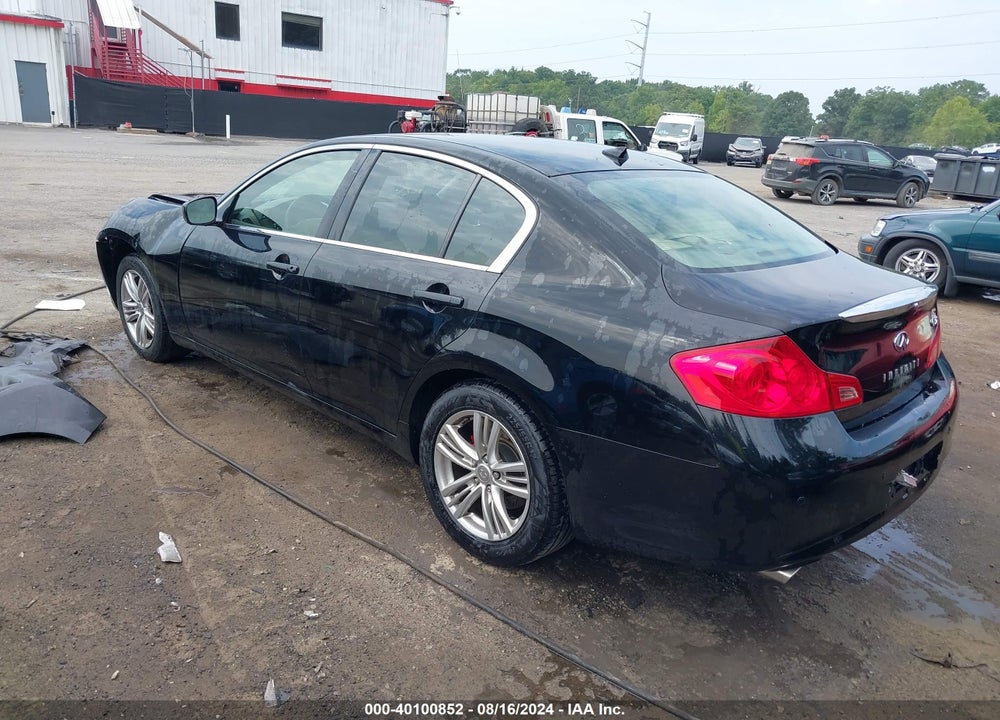 2013 INFINITI G37X VIN: JN1CV6AR3DM757667
