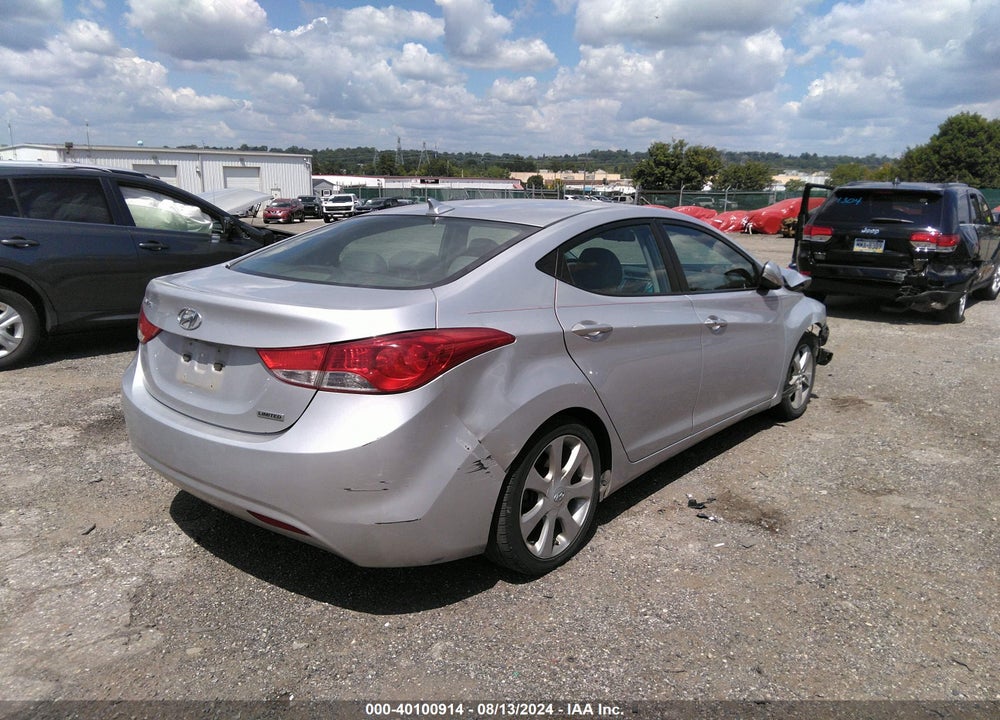 2013 HYUNDAI ELANTRA LIMITED VIN: KMHDH4AE0DU704057