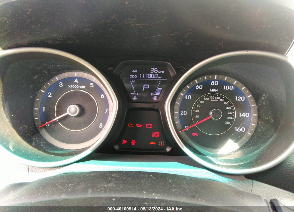 2013 HYUNDAI ELANTRA LIMITED VIN: KMHDH4AE0DU704057