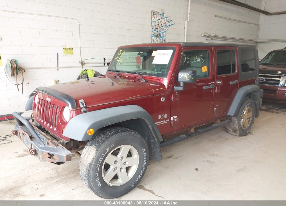 2009 JEEP WRANGLER UNLIMITED X VIN: 1J4GA39169L704833