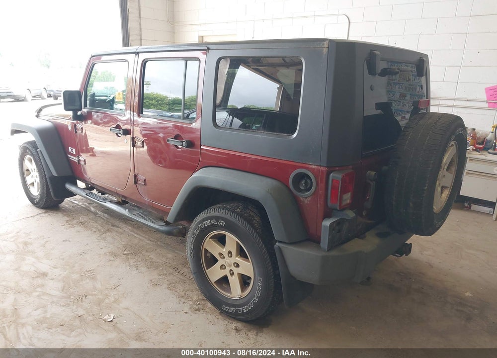 2009 JEEP WRANGLER UNLIMITED X VIN: 1J4GA39169L704833