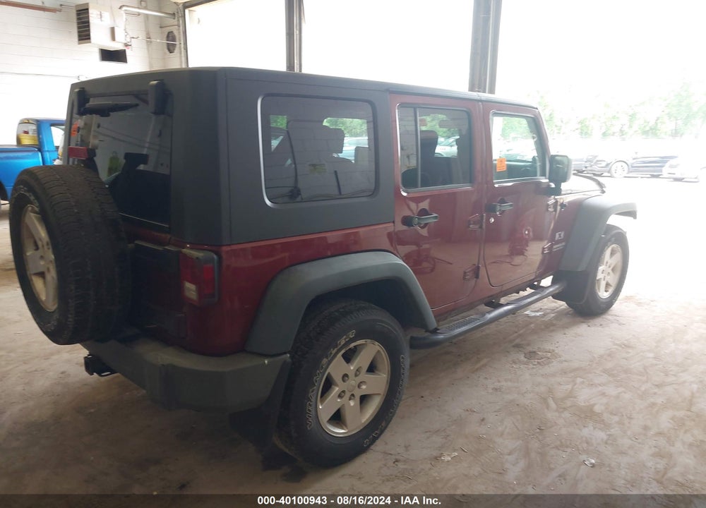 2009 JEEP WRANGLER UNLIMITED X VIN: 1J4GA39169L704833