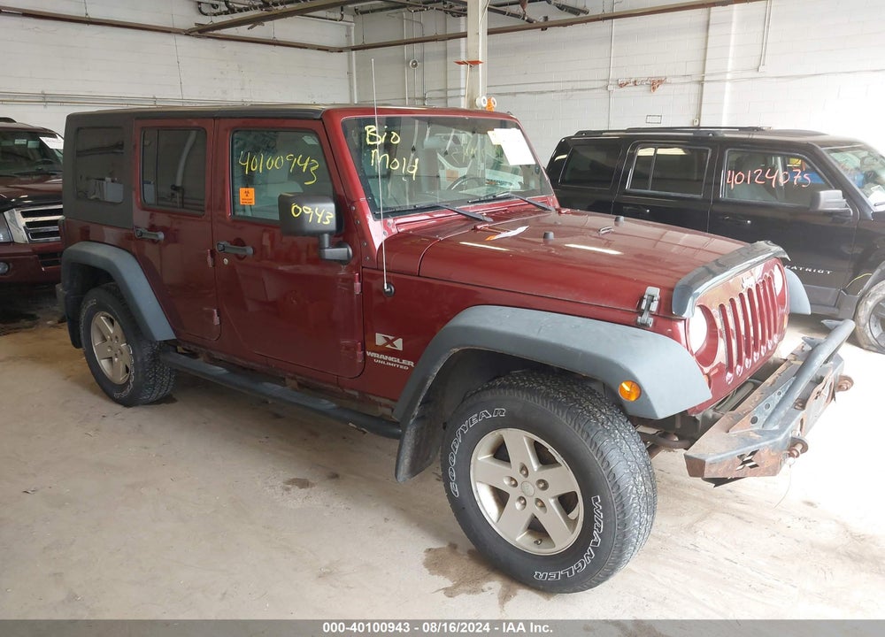 2009 JEEP WRANGLER UNLIMITED X VIN: 1J4GA39169L704833