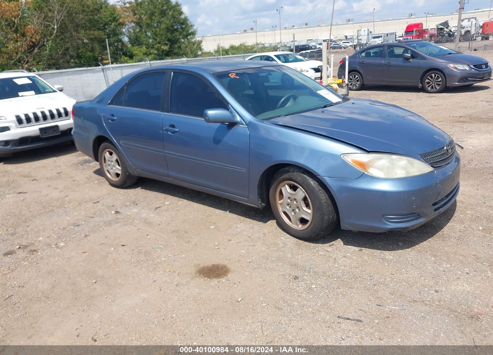 2002 TOYOTA CAMRY LE V6 VIN: 4T1BF32KX2U503792
