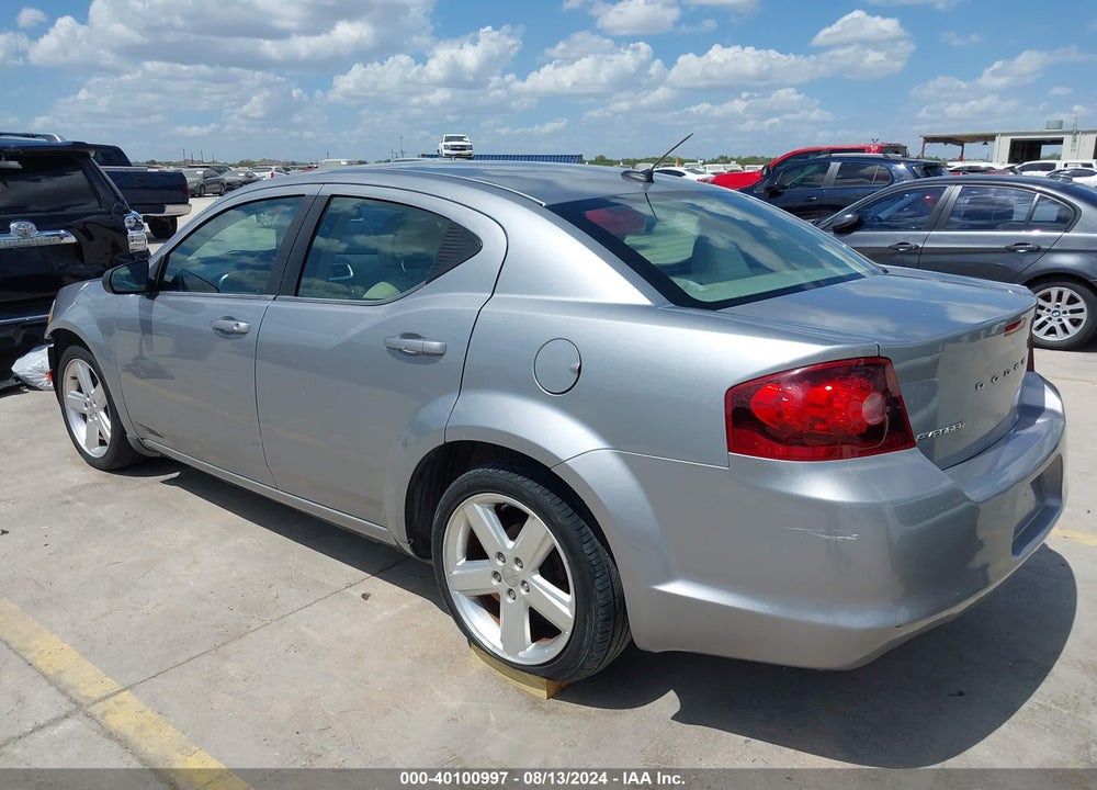 2013 DODGE AVENGER SE VIN: 1C3CDZAB7DN517881