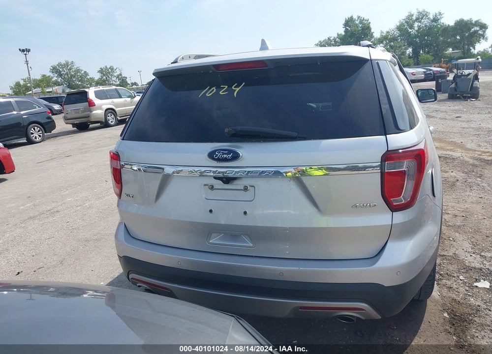 2017 FORD EXPLORER XLT VIN: 1FM5K8D85HGD65674