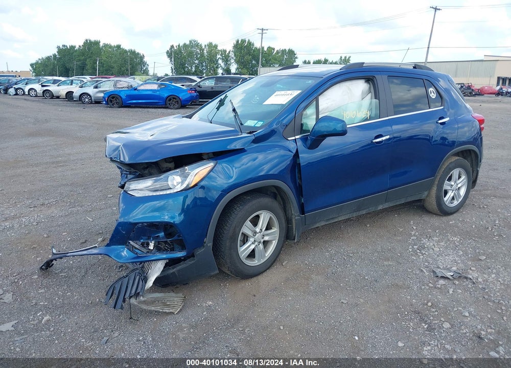 2019 CHEVROLET TRAX LT VIN: 3GNCJLSBXKL209334