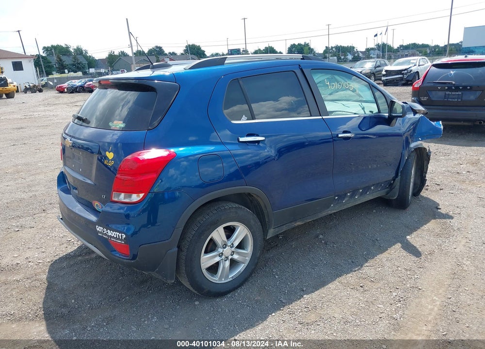 2019 CHEVROLET TRAX LT VIN: 3GNCJLSBXKL209334